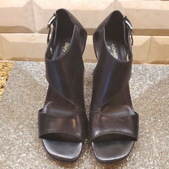 DONALD J PLINER Black Sandals Heels - Size 7‎ - Picture 3 of 11
